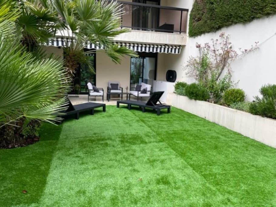T2 Avec Terrasse Et Jardin Apartman Cannes Kültér fotó